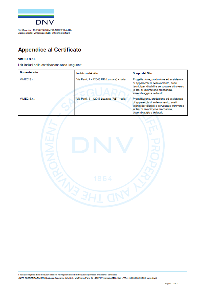 Certificazioni